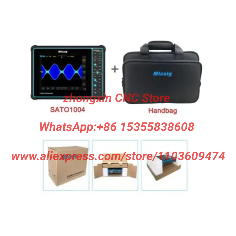 Handheld Tablet Oscilloscope Touchscreen 100Mhz - Osciloscópio Automotivo SATO1004 Micsig com Tela