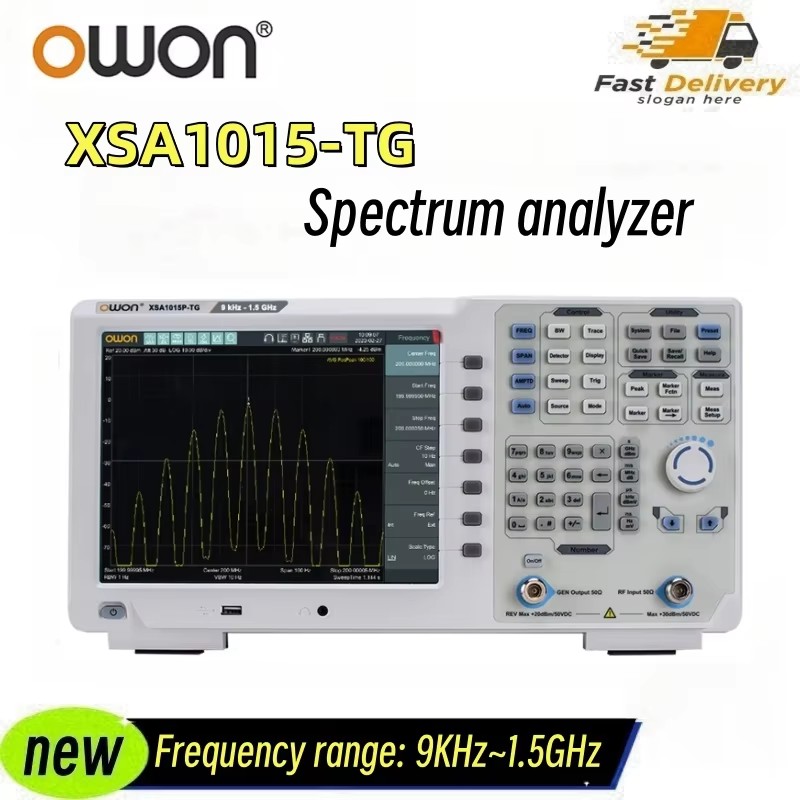 Spectrum Analyzer Tracking Generator 1.5Ghz - OWON XSA1015P - Analisador de espectro
