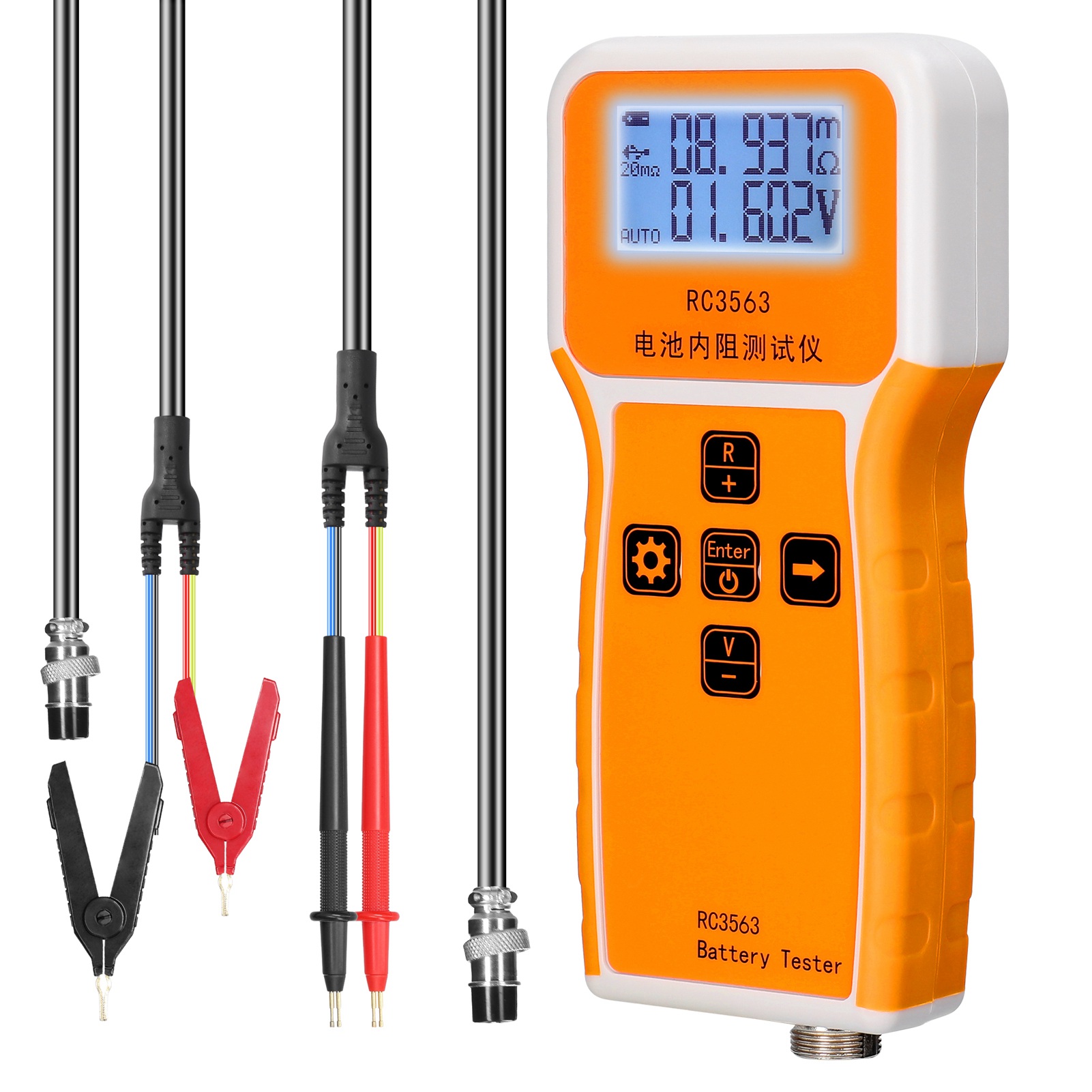 Battery Internal Resistance Tester Four Wire - Testador de Tensão e Resistência Interna