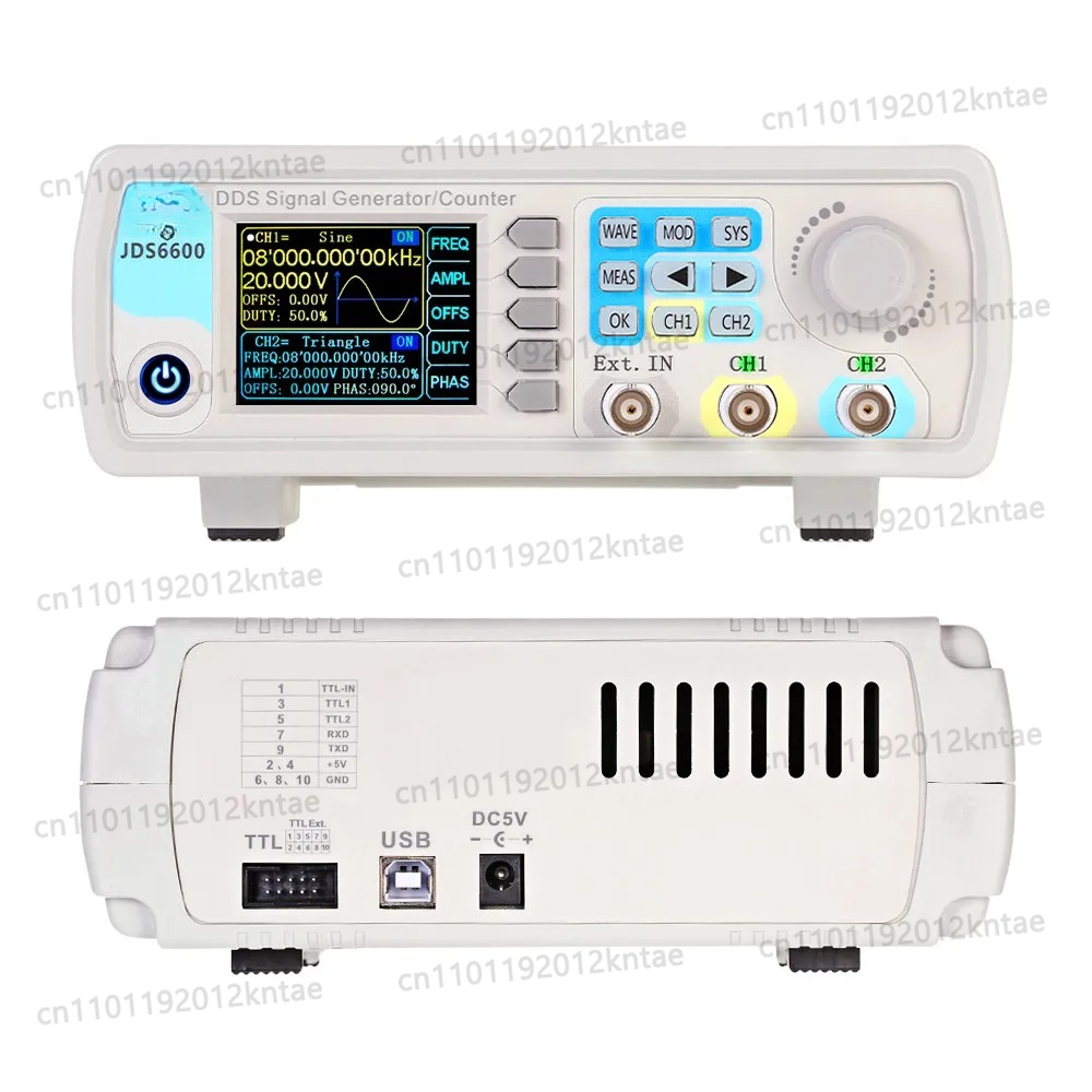 Dual Channel Arbitrary Waveform Function Generator 60Mhz - Gerador de Sinal DDS JDS6600 15/30/40/50/60MHz