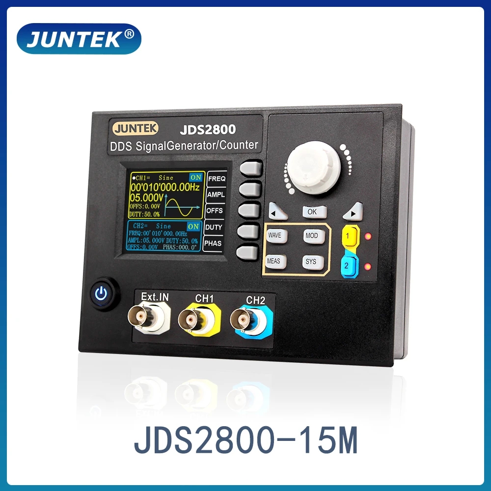 Dual Channel Arbitrary Waveform Function Generator 60Mhz - JDS2800-15M 60MHz Função DDS Gerador de