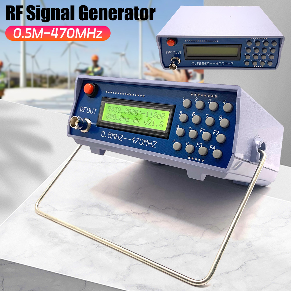 Rf Signal Generator 0.5Mhz To 470Mhz - Gerador de sinal RF 0.5MHZ-470MHZ, fonte