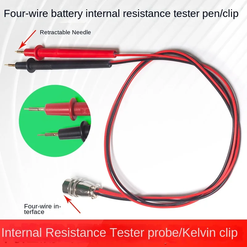 Battery Internal Resistance Tester Four Wire - Quatro fios de Resistência Interna Tester,