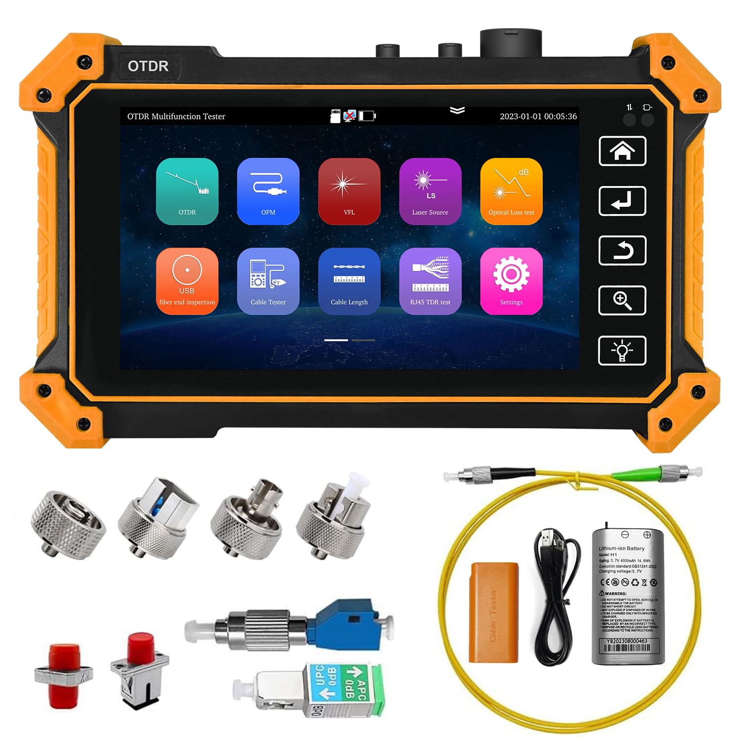 Optical Time Domain Reflectometer Otdr 1310 1550Nm - OTDR de 5.5 Polegadas para Teste