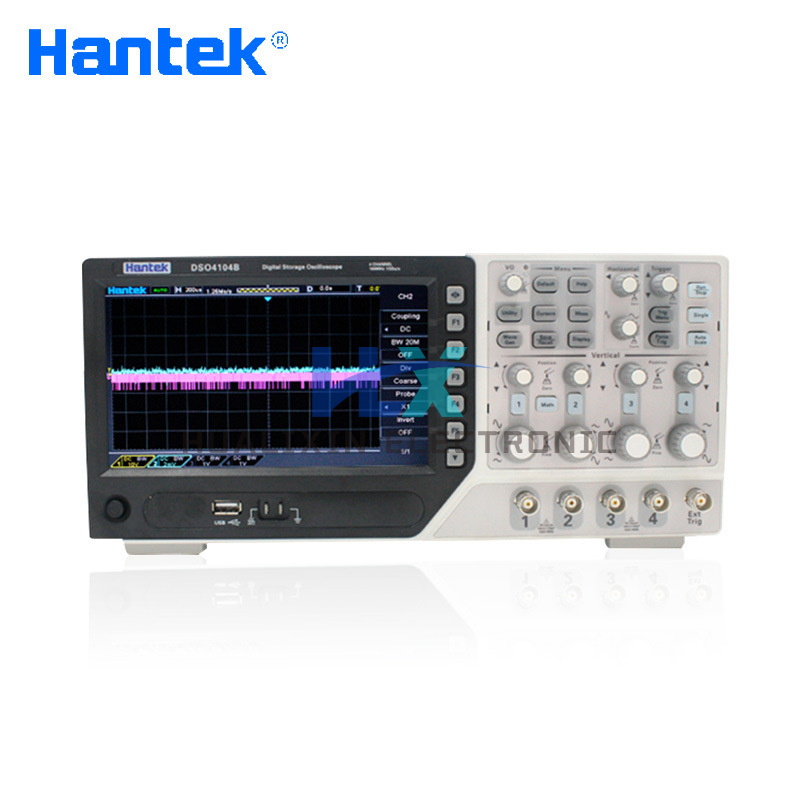 Digital Storage Oscilloscope 4 Channel 100Mhz - Osciloscópio Digital Portátil DSO4104B com Largura