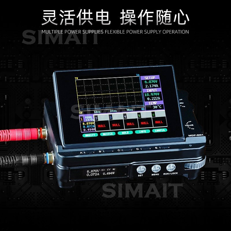 Programmable Linear Dc Power Supply 30V 10A - Fonte de Alimentação Digital Miniware MDP-P906