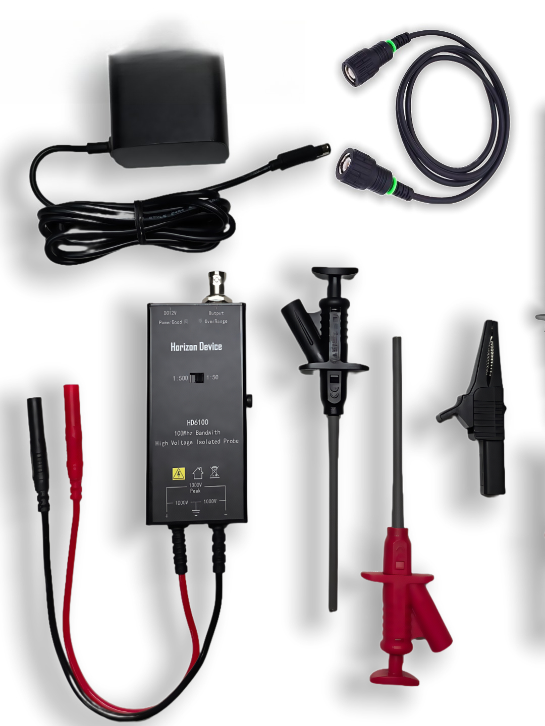 High Voltage Differential Probe 100Mhz 1300V - Sonda ativa de alta tensão, sonda