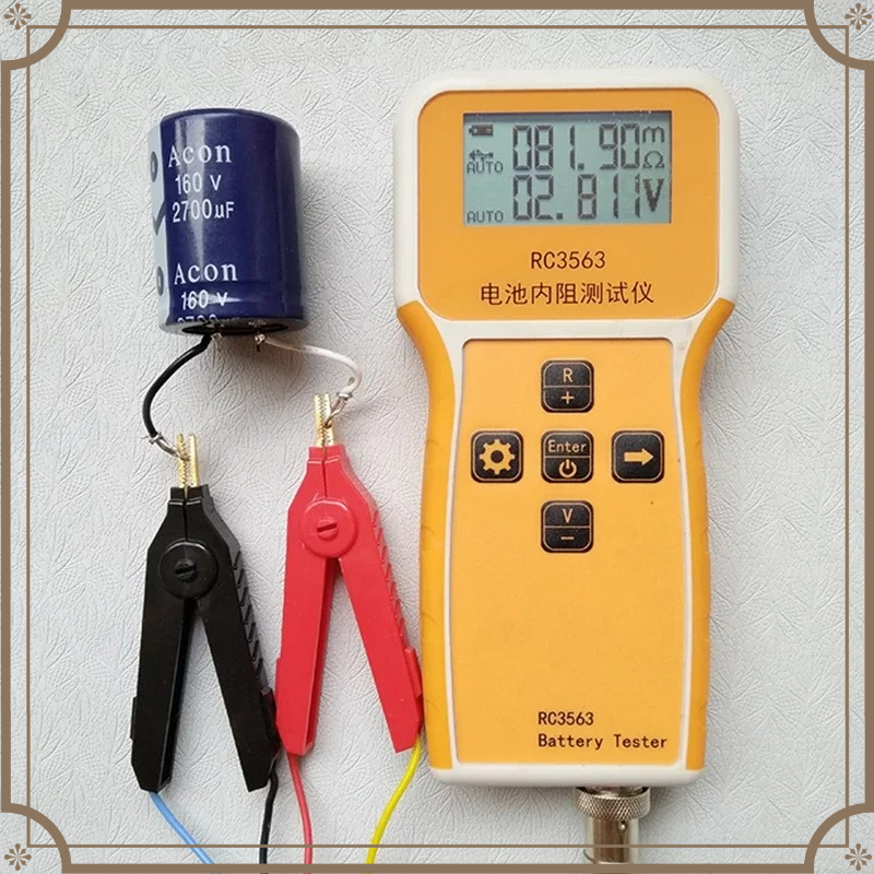 Battery Internal Resistance Tester Four Wire - Testador de Resistência Interna de Baterias