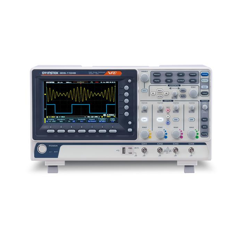 Digital Storage Oscilloscope 4 Channel 100Mhz - Osciloscópio Digital Portátil GDS-1104B de 4