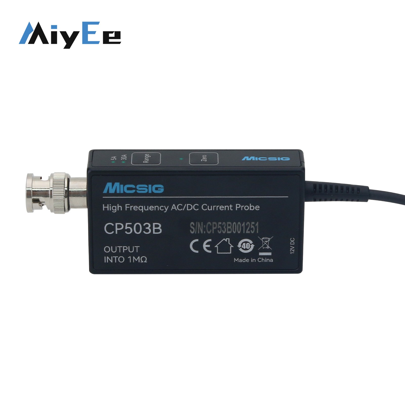 Micsig CP503B 50MHz 5A/30A Son - Current Probe Ac Dc 50Mhz Oscilloscope avaliação e preço