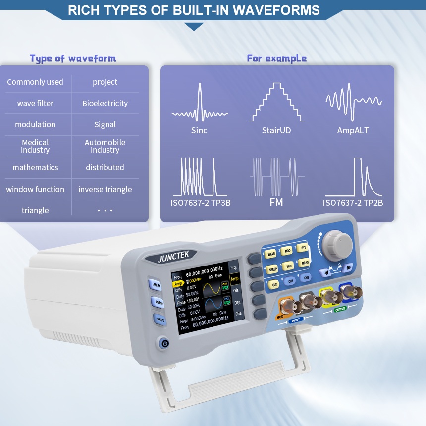 JDS8060 JDS8000 Função 60Mhz G - Dual Channel Arbitrary Waveform Function Generator 60Mhz avaliação e preço