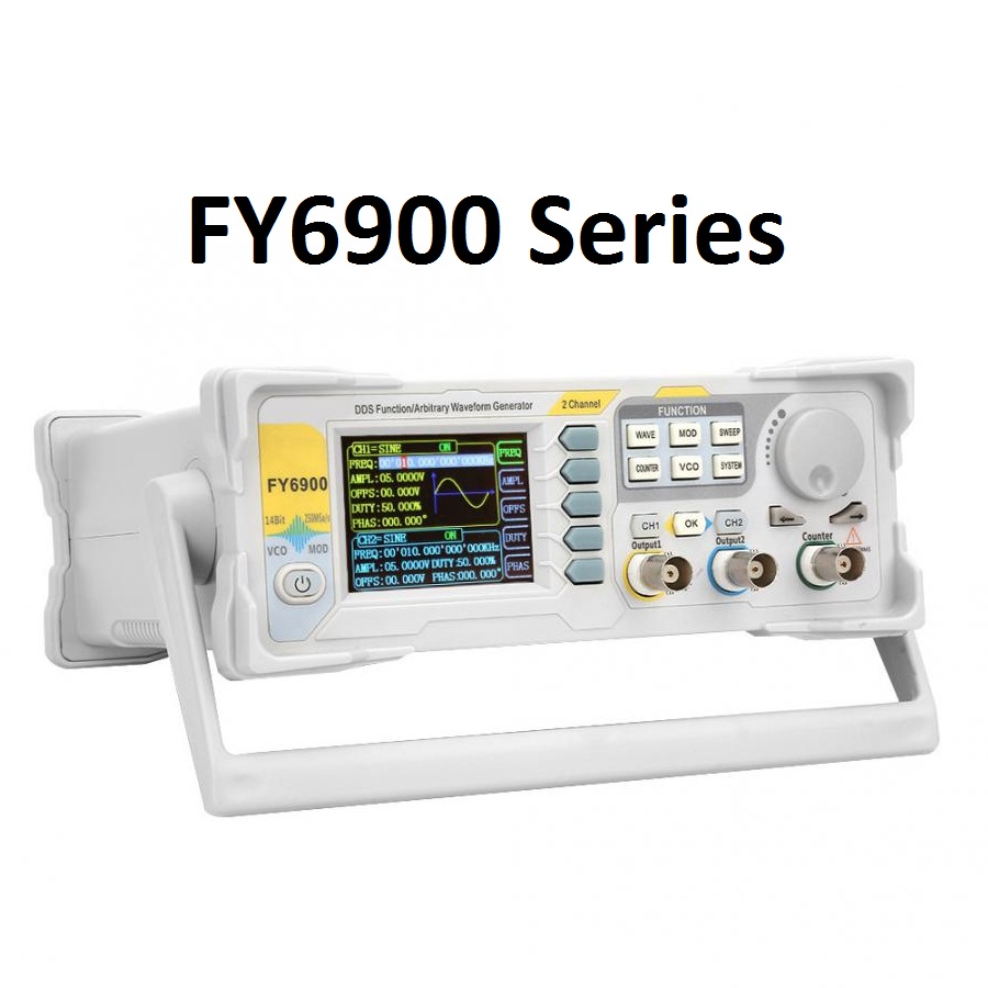 Feelelec FY6900 0-60MHz Função - Dual Channel Arbitrary Waveform Function Generator 60Mhz avaliação e preço