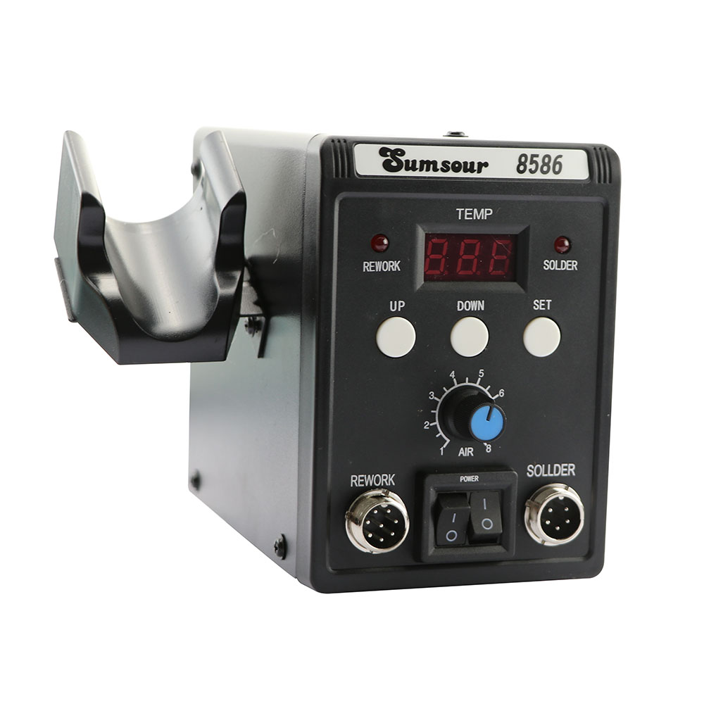 8586 700w 2 em 1 display digit - Smd Rework Station Hot Air Soldering 2 In 1 avaliação e preço