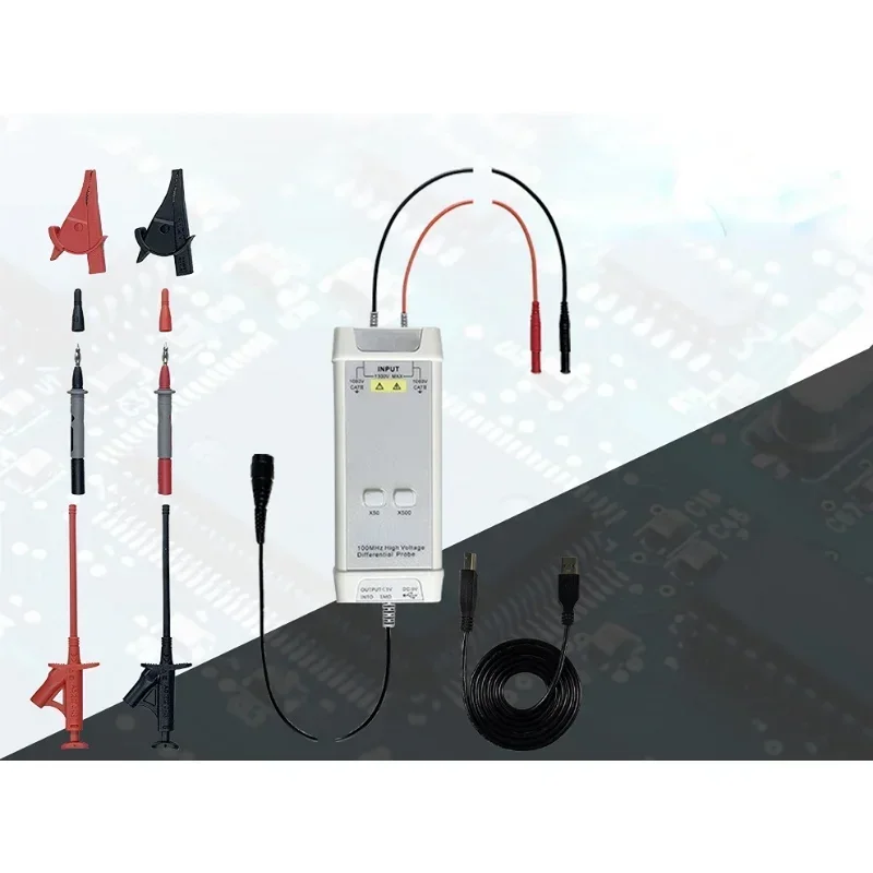 Novo Kit de Sondas Diferenciai - High Voltage Differential Probe 100Mhz 1300V avaliação e preço