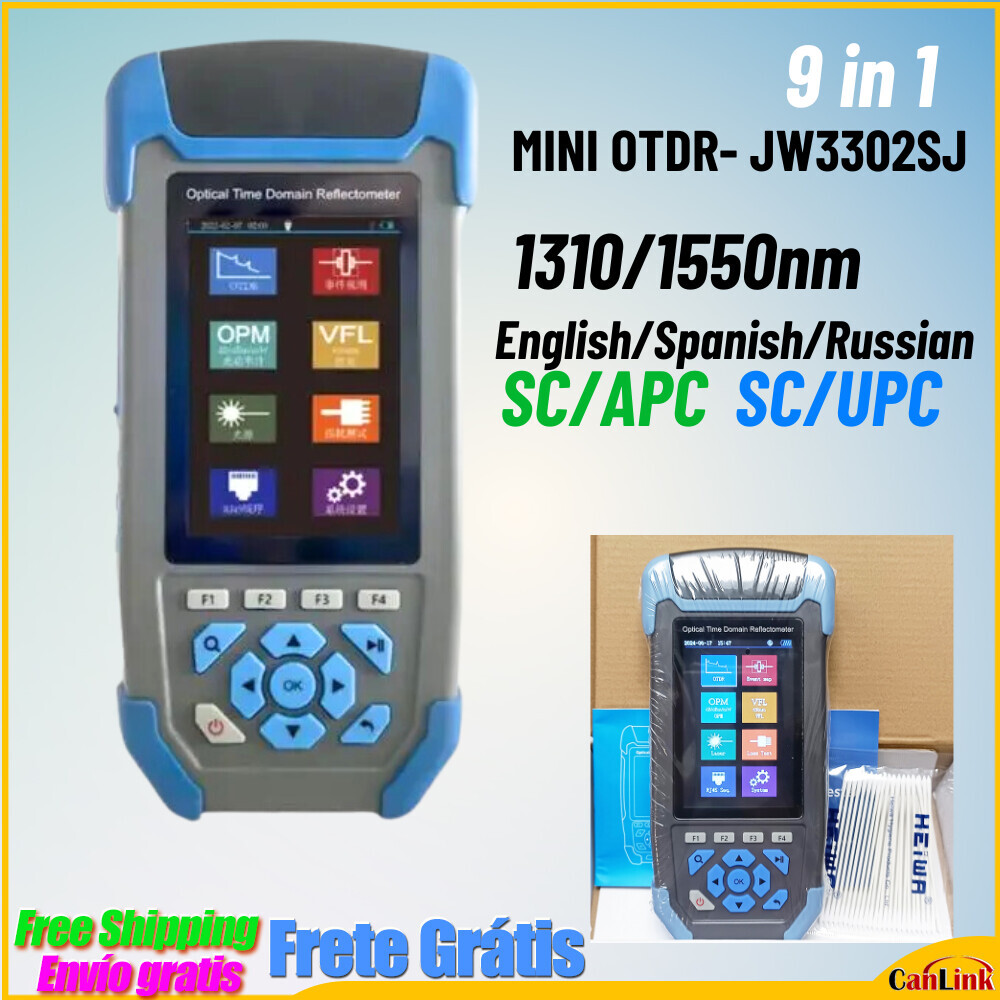 Mini Pro OTDR OPM VFLTest Ferr - Optical Time Domain Reflectometer Otdr 1310 1550Nm avaliação e preço