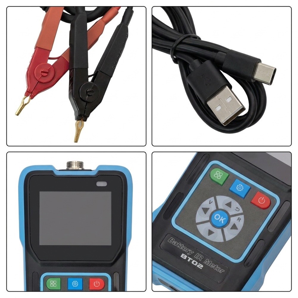 BT02 – Testador de resistência - Battery Internal Resistance Tester Four Wire avaliação e preço