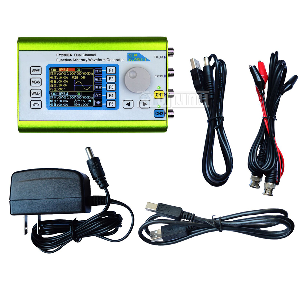 FY6300 FY2300 Gerador de sinal - Dual Channel Arbitrary Waveform Function Generator 60Mhz avaliação e preço