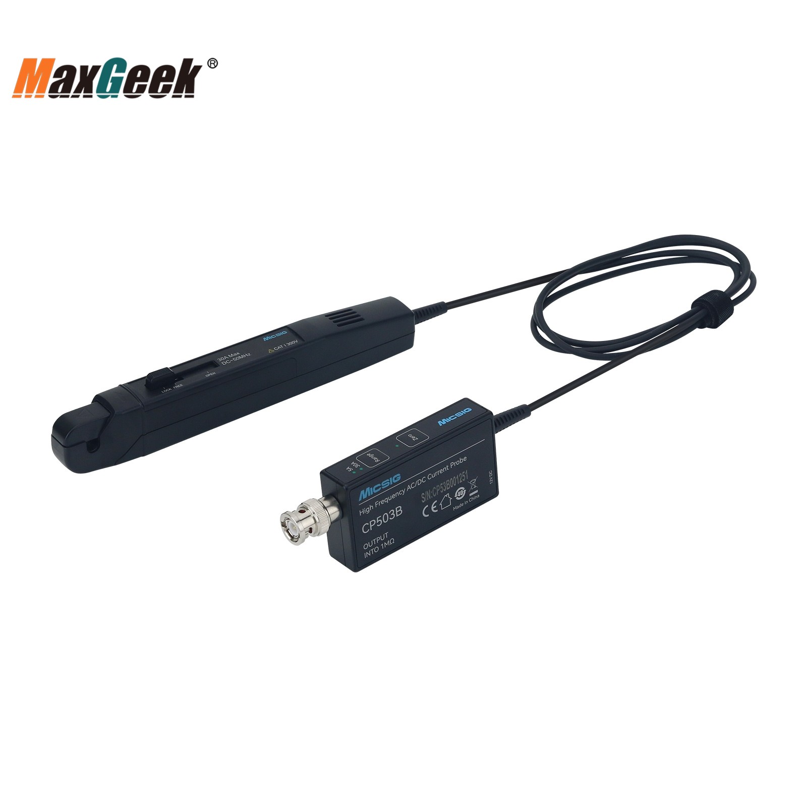 Micsig alta frequência cp503b  - Current Probe Ac Dc 50Mhz Oscilloscope avaliação e preço